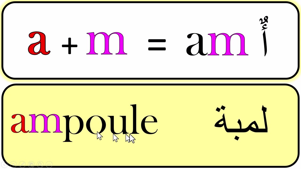 دروس جديدة  تعرف على مجموعة من التركيبات الحرفية التي تساعدك على قراءة اللغة الفرنسية بسهولة