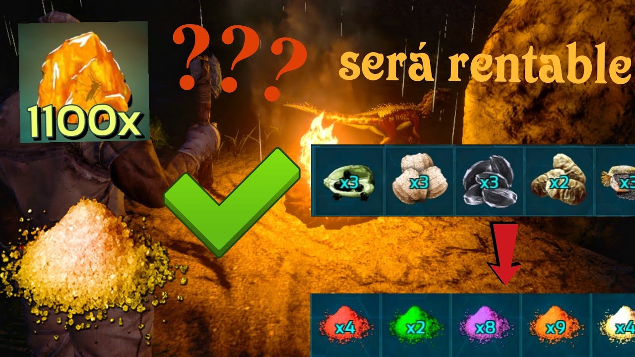 🥇Ámbar , polvo POTENTE🥇🔺Servirán las SEMILLAS de FILTRACIÓN?🔻 |Ark mobile|