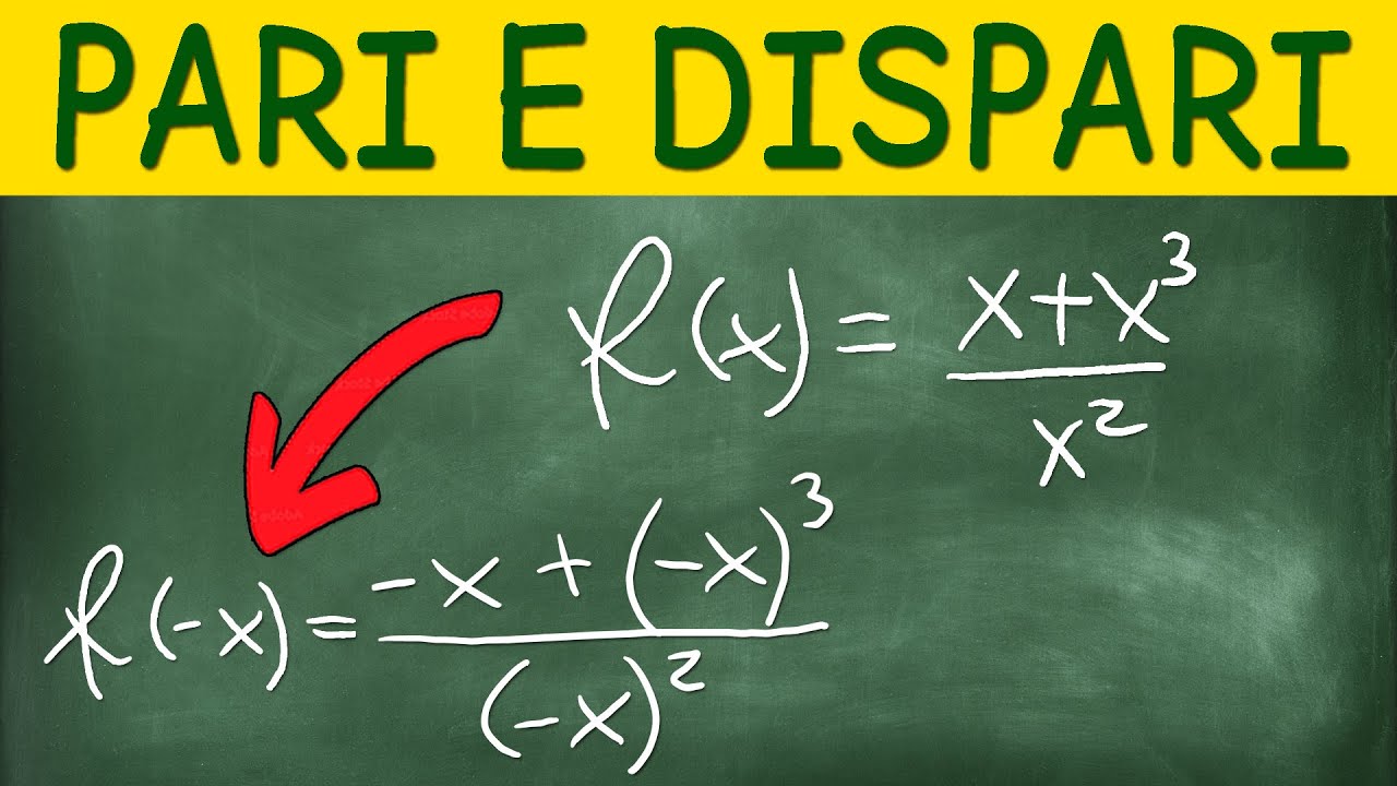 Come Capire Quando una Funzione è Pari o Dispari? Analiticamente e Graficamente