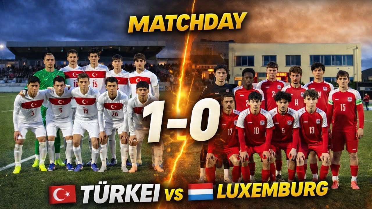 1–0 Drama! Türkei vs Luxemburg U18 | Matchday + Interviews🔥