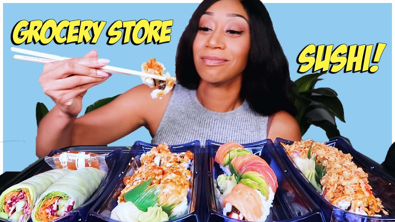 Grocery Store Sushi? Mukbang