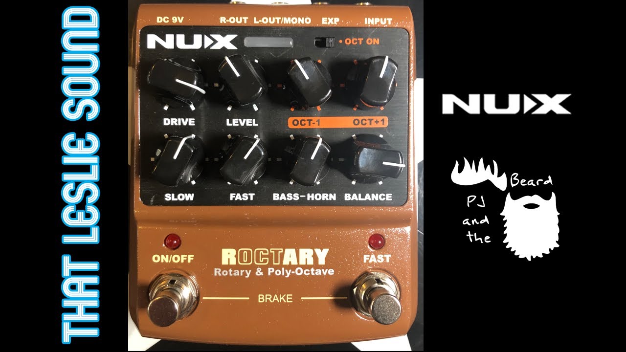 The NUX Roctary Polyphonic Octave and Rotary Effect - That Leslie Sound Series