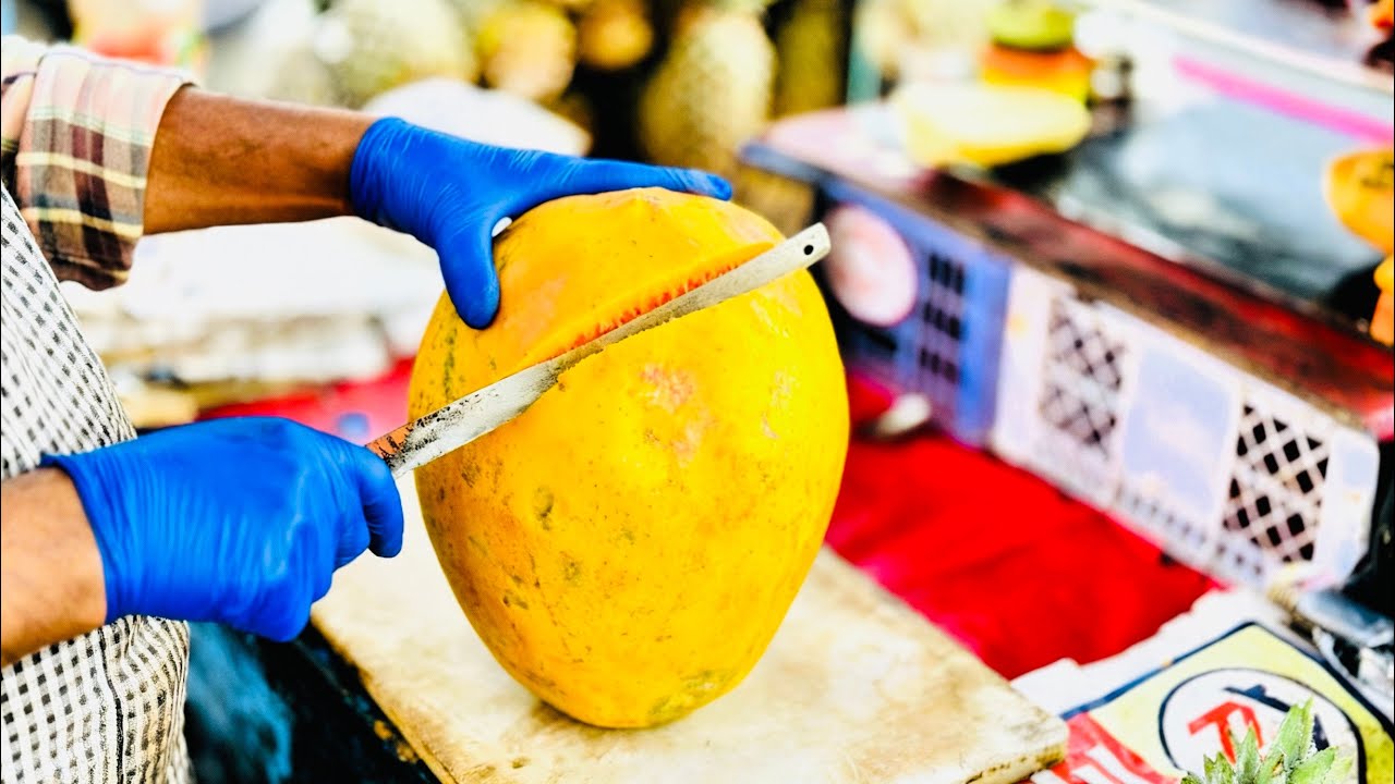 FRUIT NINJA of FRUITS | Amazing Fruits Cutting Skills | Indian Street Food In 2026