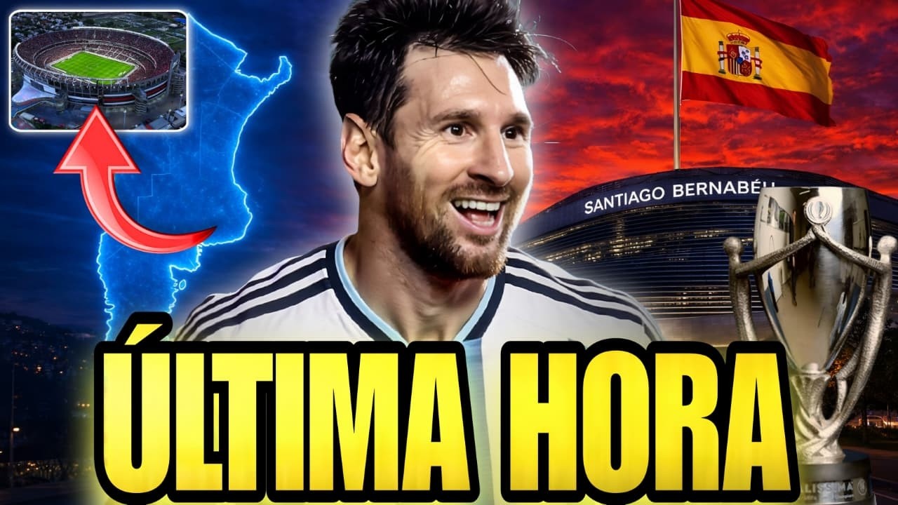 🚨 MESSI JUGARÍA la FINALISSIMA en el BERNABÉU 💥 AFA se opone y quiere FINAL en ARGENTINA ❌️
