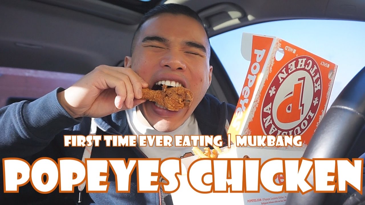 POPEYES LOUISIANA CHICKEN REVIEW | FIRST TIME EATING