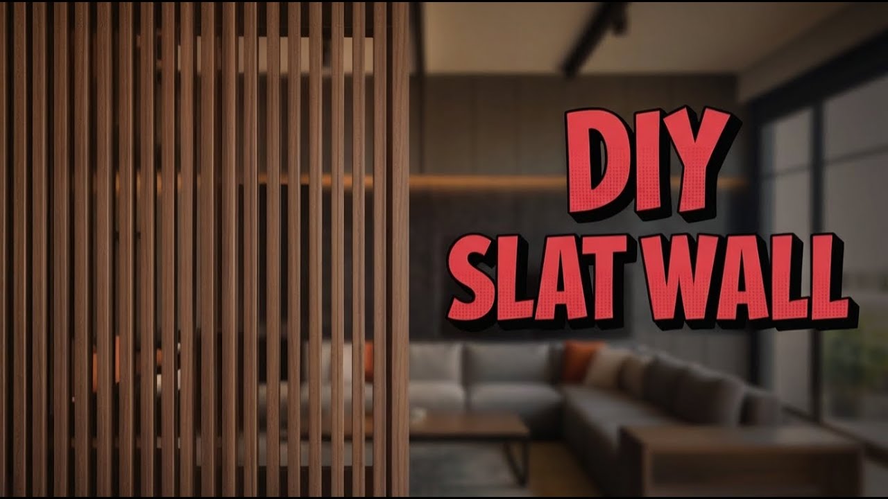 Build This Slat Wall Divider in Hours!