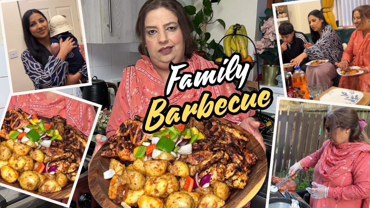Family Barbecue 🍖 | Summer Garden Party 🎉 #reflexion #food #viralvideo #familytime