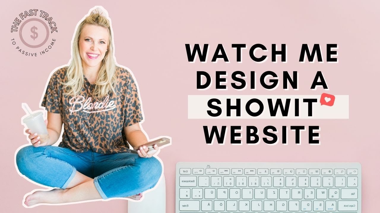 Watch Me Design A SHOWIT.CO Website Template!