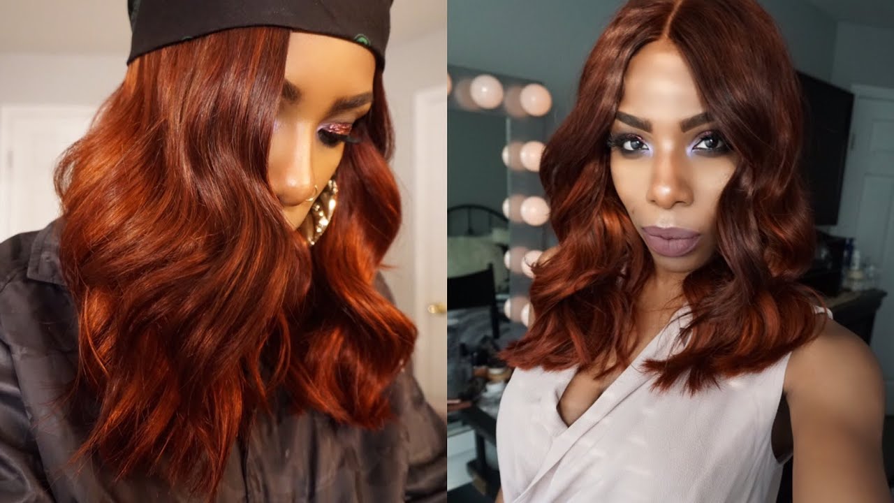 Ginger Spice/Copper Red/Fire Red Blunt Bob AliExpress West Kiss Hair Review