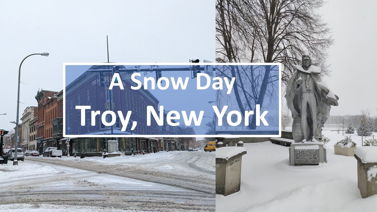 Guess where? This is Downtown Troy! | New York | Winter