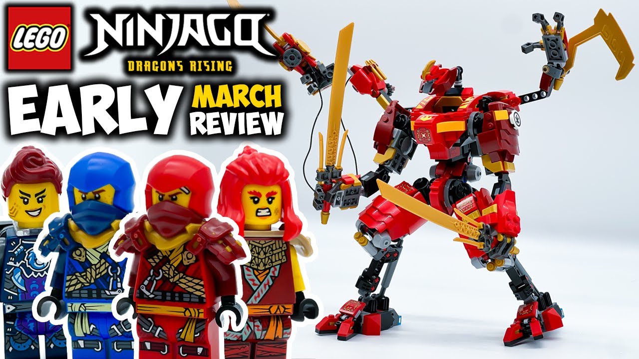 Обзор робота-ниндзя-альпиниста Кая (начало марта 2024 года)! | Набор LEGO Ninjago Dragons Rising ...