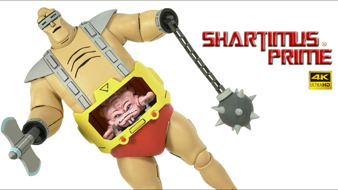 NECA TMNT Krang Android Body Deluxe Ninja Turtles Cartoon Target Exclusive 4K Action Figure Review