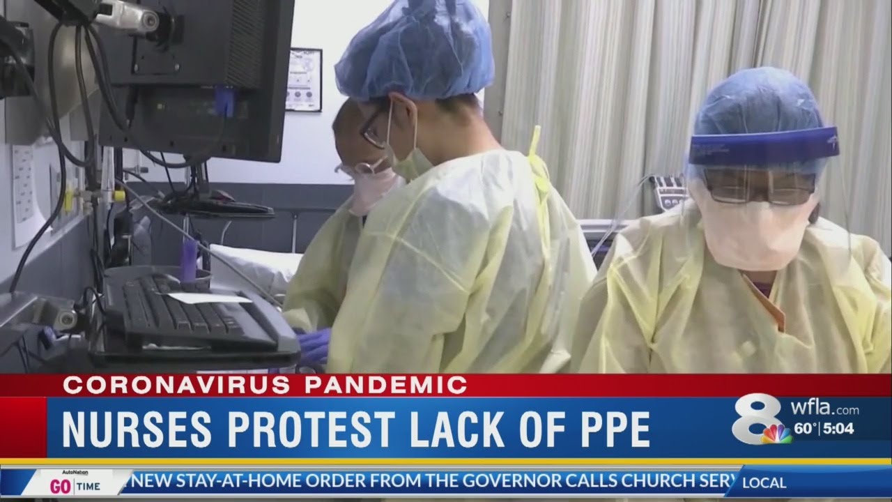 Nurses union protests shortage of protective gear at HCA hospitals