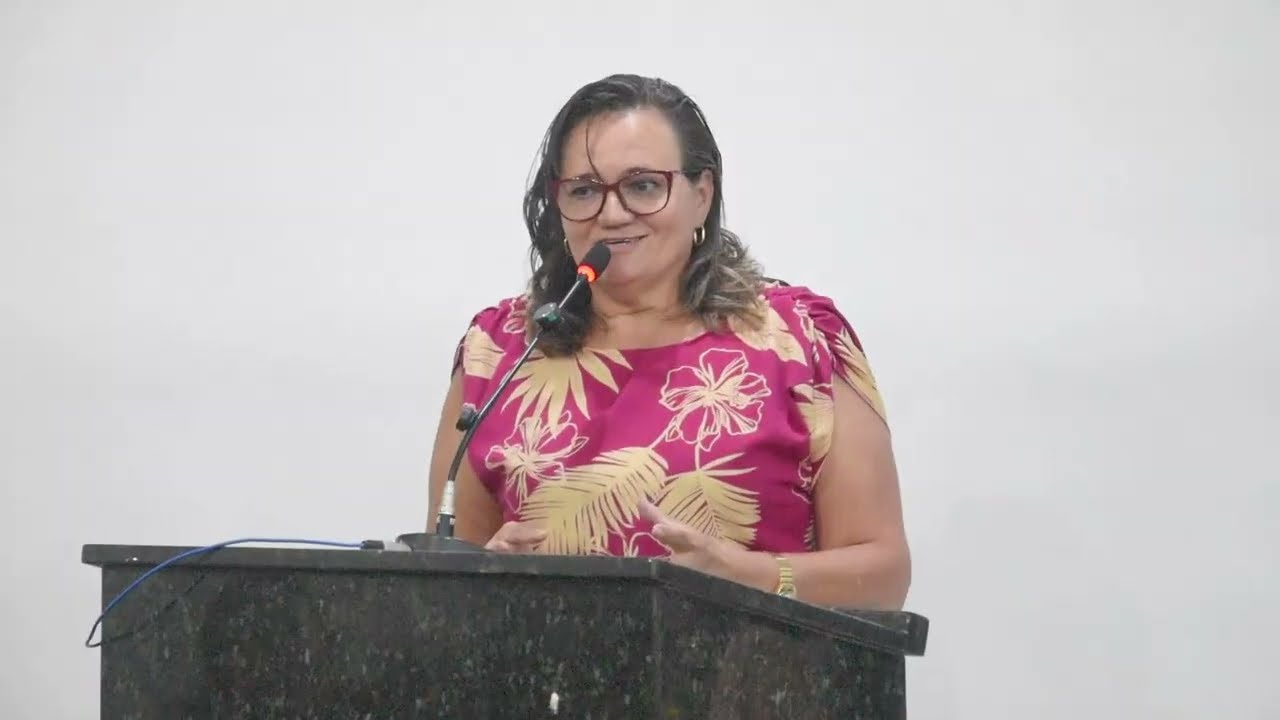 Terezinha fala sobre a alegria da mudança de categoria e agradece à prefeita e aos vereadores