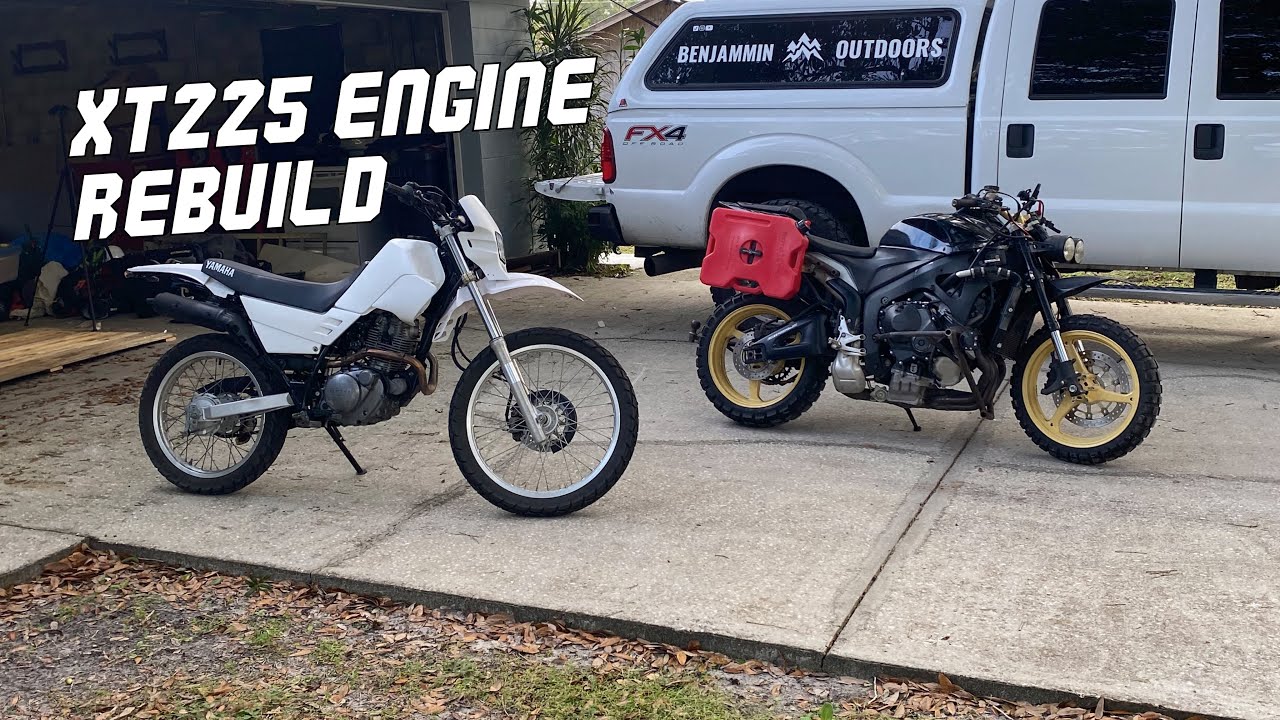 Yamaha XT225 COMPLETE engine REBUILD