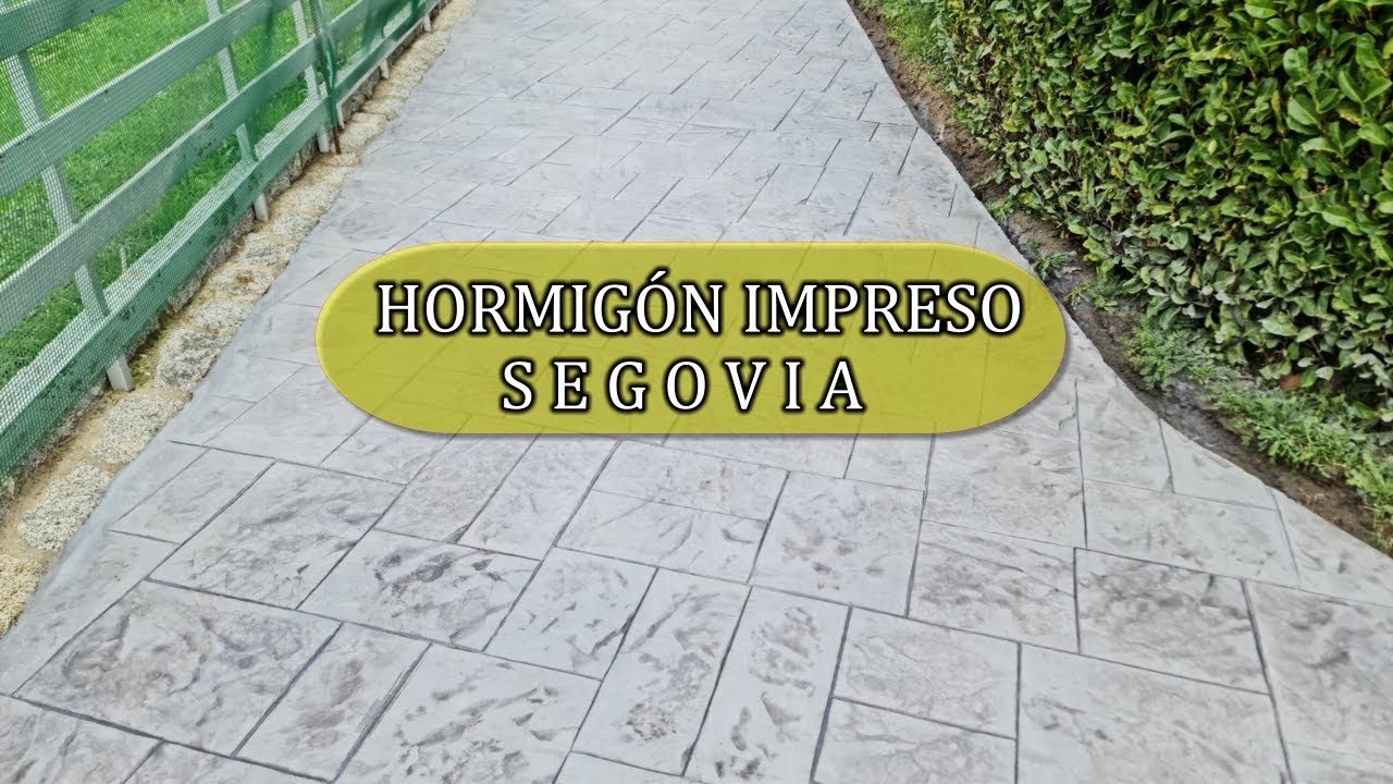 Hormigón Impreso Segovia - Ventajas y Precio m2 - Pavimentos Impresos