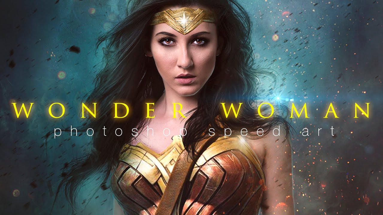 PHOTOSHOP SPEED ART - Wonder Woman FanART