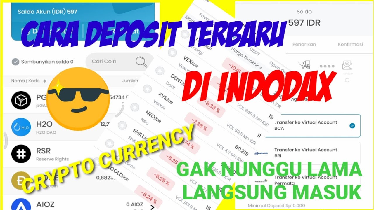 CARA DEPOSIT DI INDODAX TERBARU