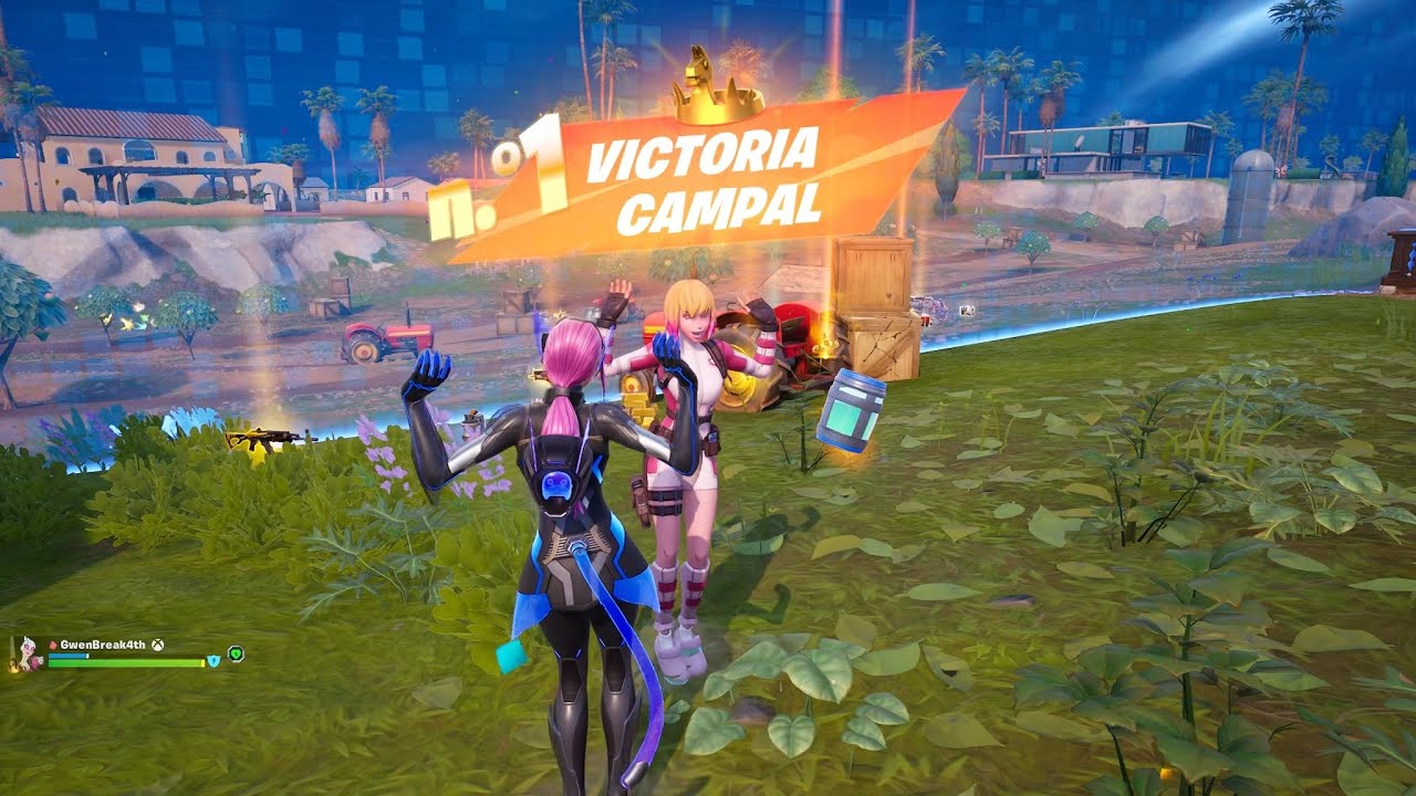 Fortnite C7T1 Blitz Royale - Victoria En Dúo Gameplay Español (PC 1080p/60fps) #20