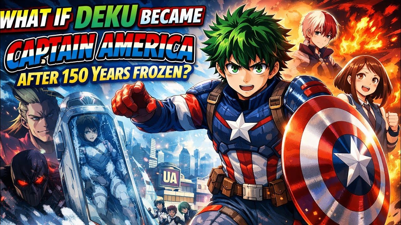 What if Deku Became Captain America After 150 Years Frozen?