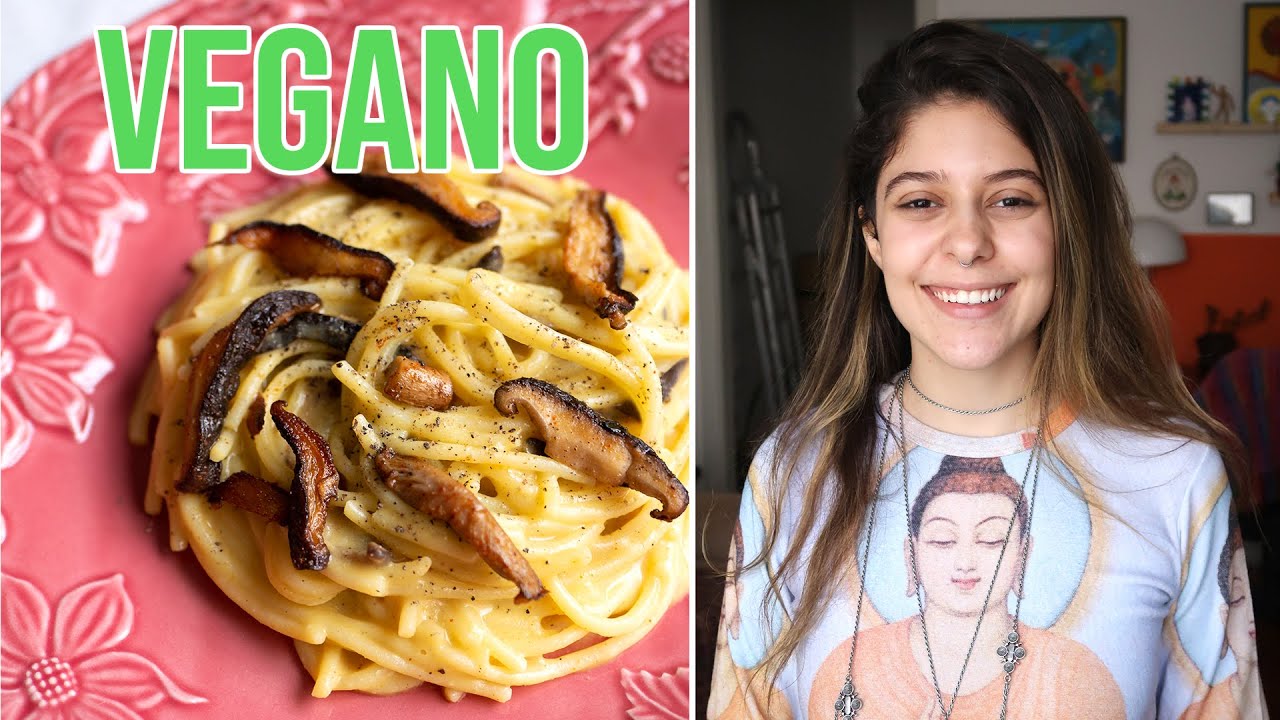 MACARRÃO À CARBONARA VEGANO ULTRA CREMOSO | Dia dos Namorados Vegano