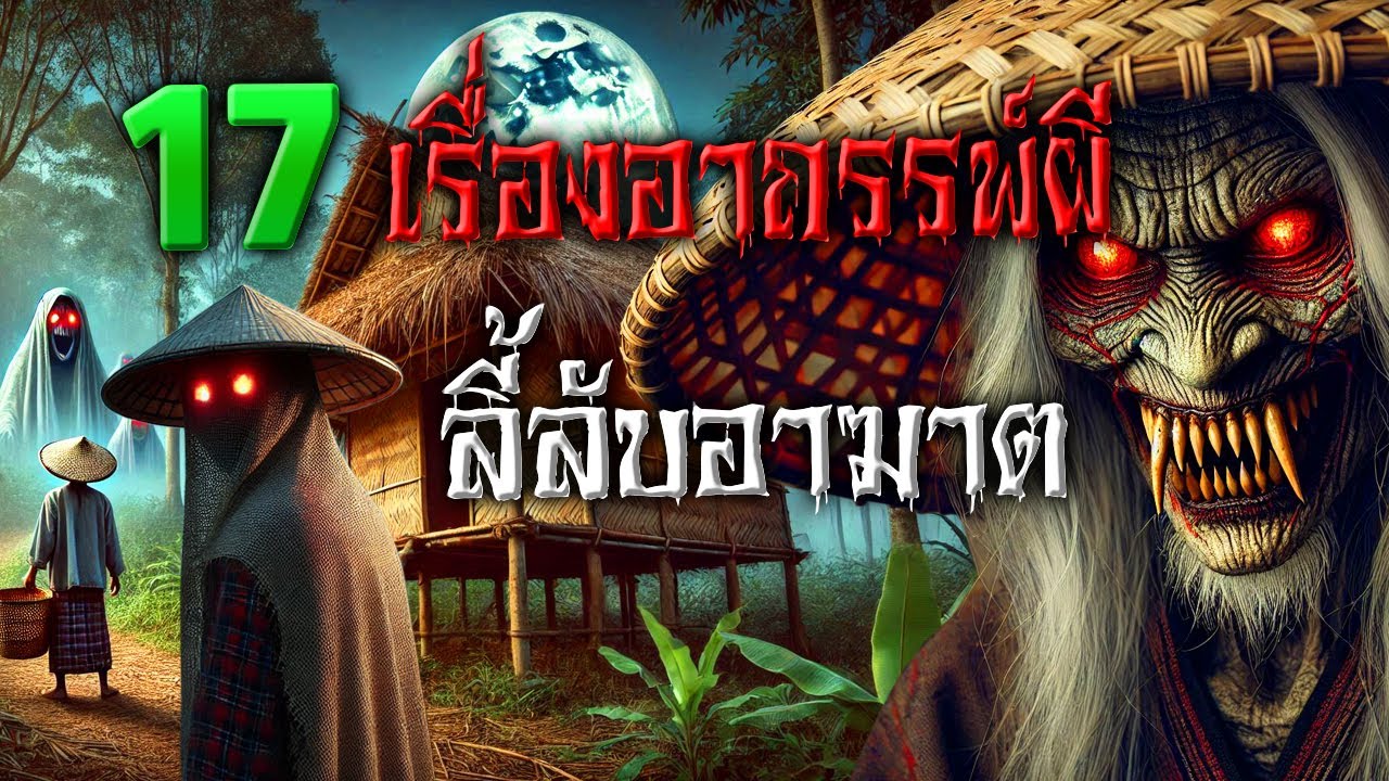 17 เรื่องอาถรรพ์ผี วิญญาณลี้ลับตามอาฆาต ผีปอบ ผีพราย ผีกะยักษ์เขย่าขวัญ