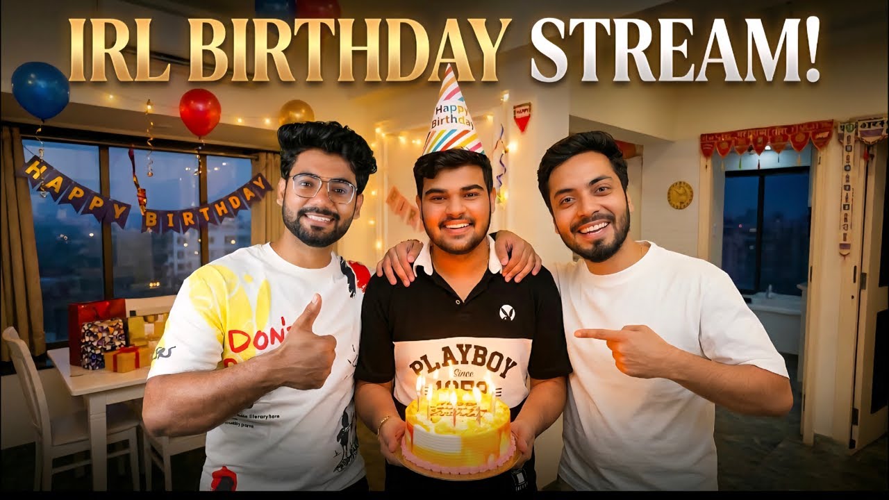🎂Birthday IRL Stream! Ft Alpha and Zoya