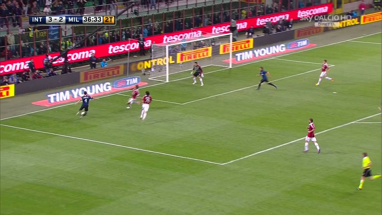 Zanetti against ac milan