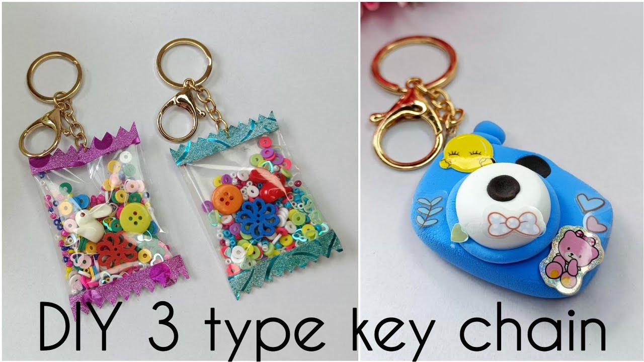 Handmade 3 type Key chain || DIY Key Chain 