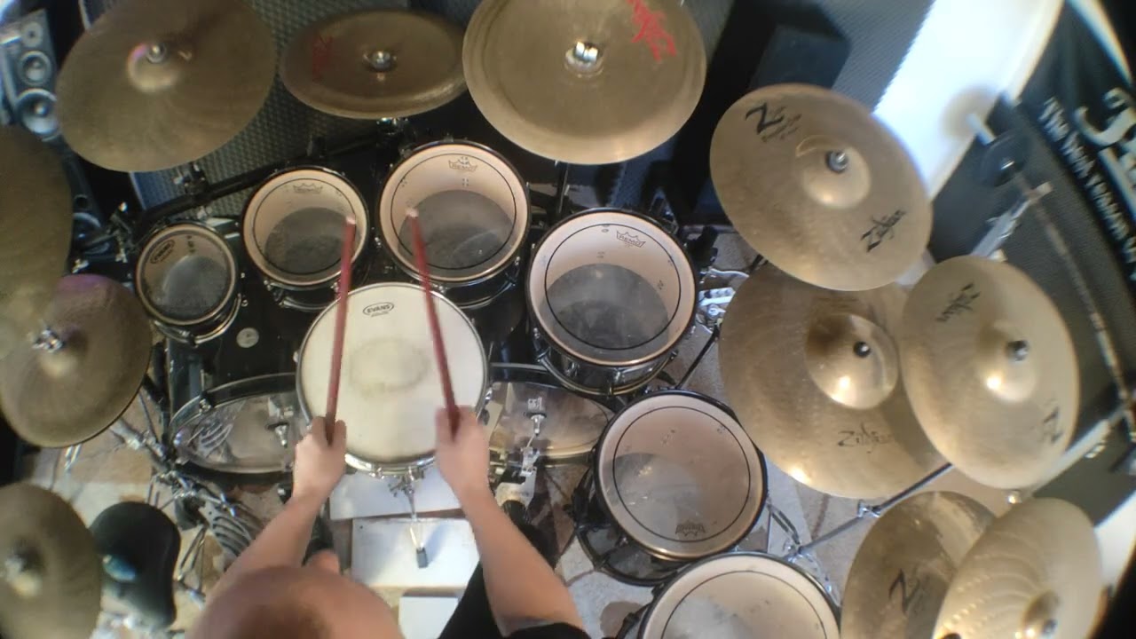 Slipknot - Birth of the Cruel (drum cover) (4K)(Mareczko drummer na YouTube)(👹🥁🖥️) rock end roll