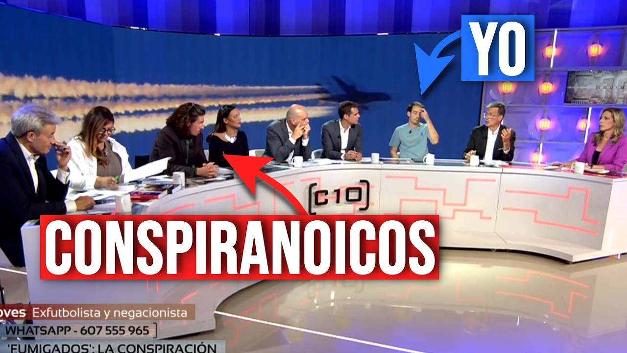 Fui a la tele a debatir con conspiranoicos de los chemtrails (sali&oacute; mal)