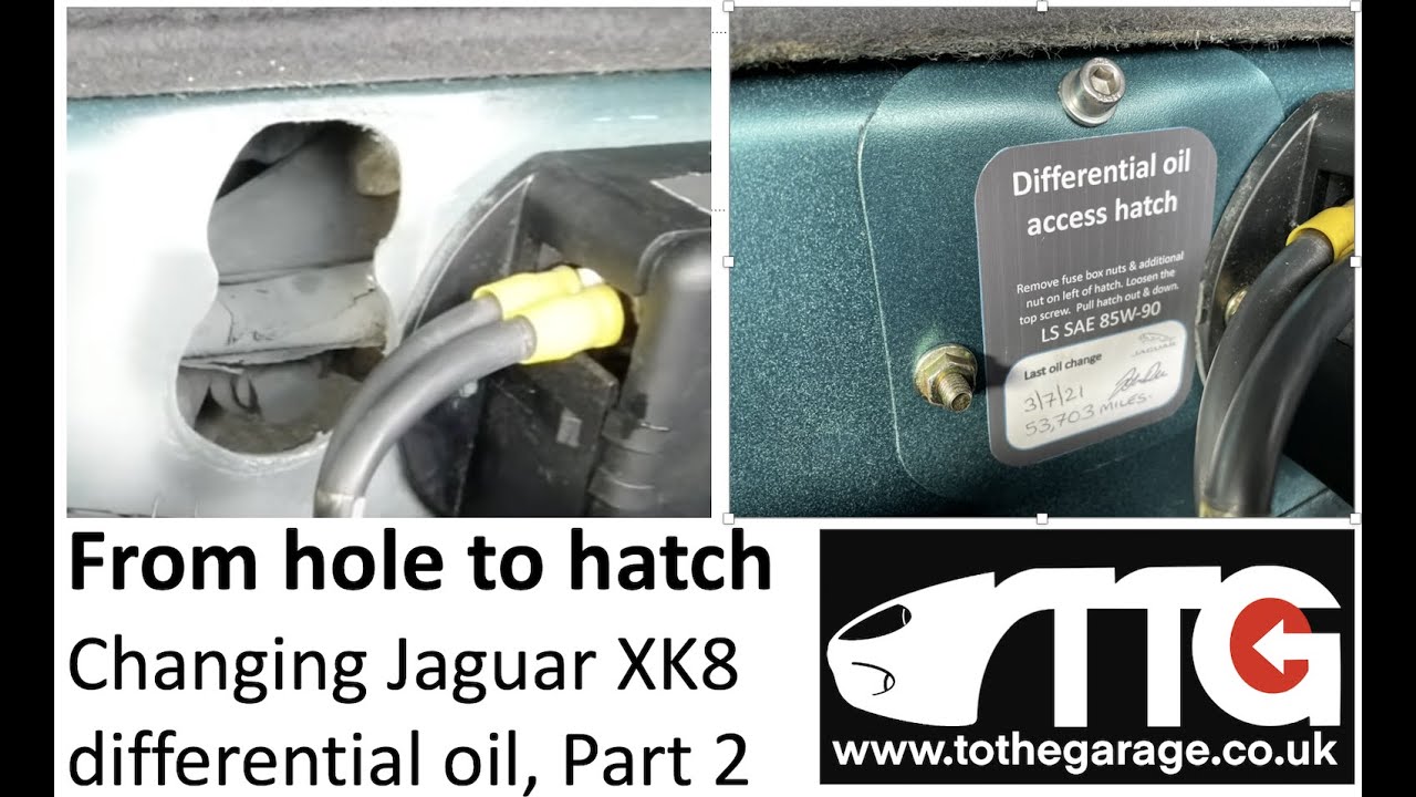 Making a differential oil fill up hatch for my Jaguar XK8.