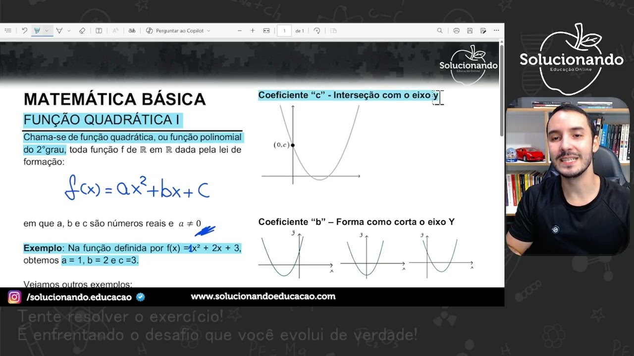 Função quadrática (Parte I)