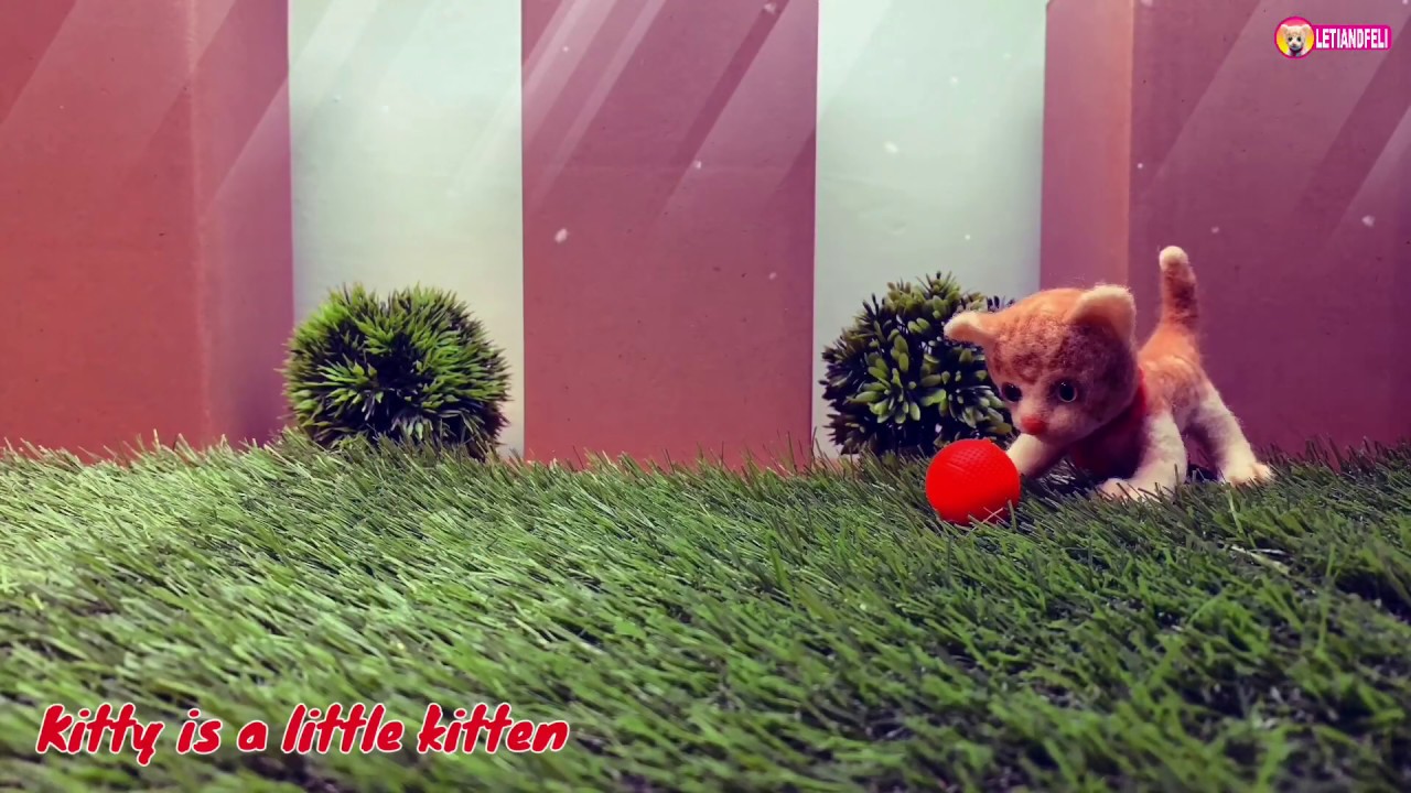 Kitty&rsquo;s Stories: Kitty The Little Kitten - She is Lost - Stop Motion - Needle Felting