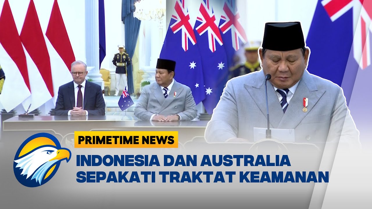 Prabowo Subianto Sambut Perdana Menteri Australia, Kerjasama Keamanan dan Ekonomi - [Primetime News]