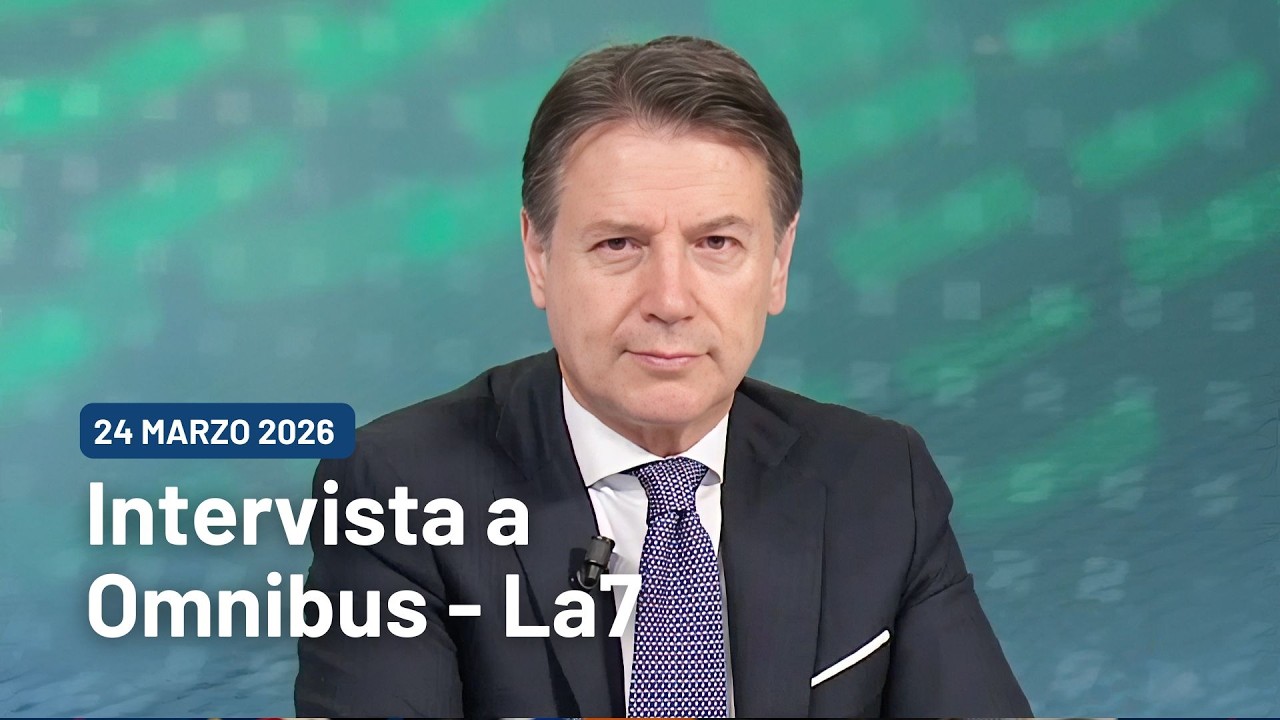 Giuseppe Conte intervistato a 