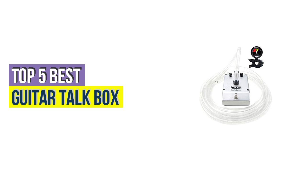 Top 5 Best Guitar Talk Box Based On User Rating