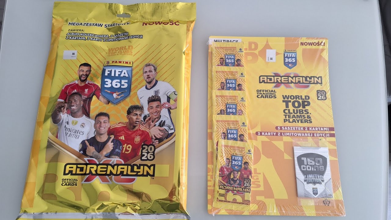 ZOBACZCIE CO UDAŁO SIĘ TRAFIĆ! PANINI FIFA 365 2026 ZESTAW STARTOWY VS MULTIPACK