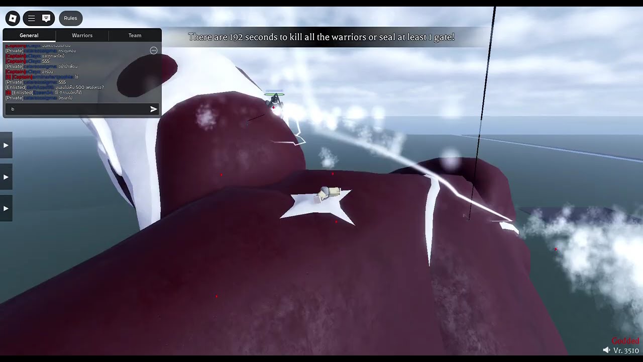 Roblox : attack freedom war. colossus