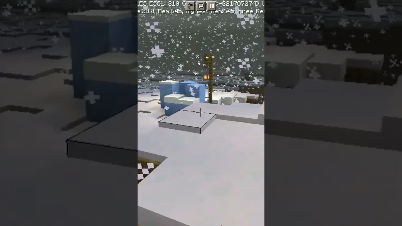 СНЕЖОК ПОШЛА, СКОРО Jingle bells #meme #minecraft #snow