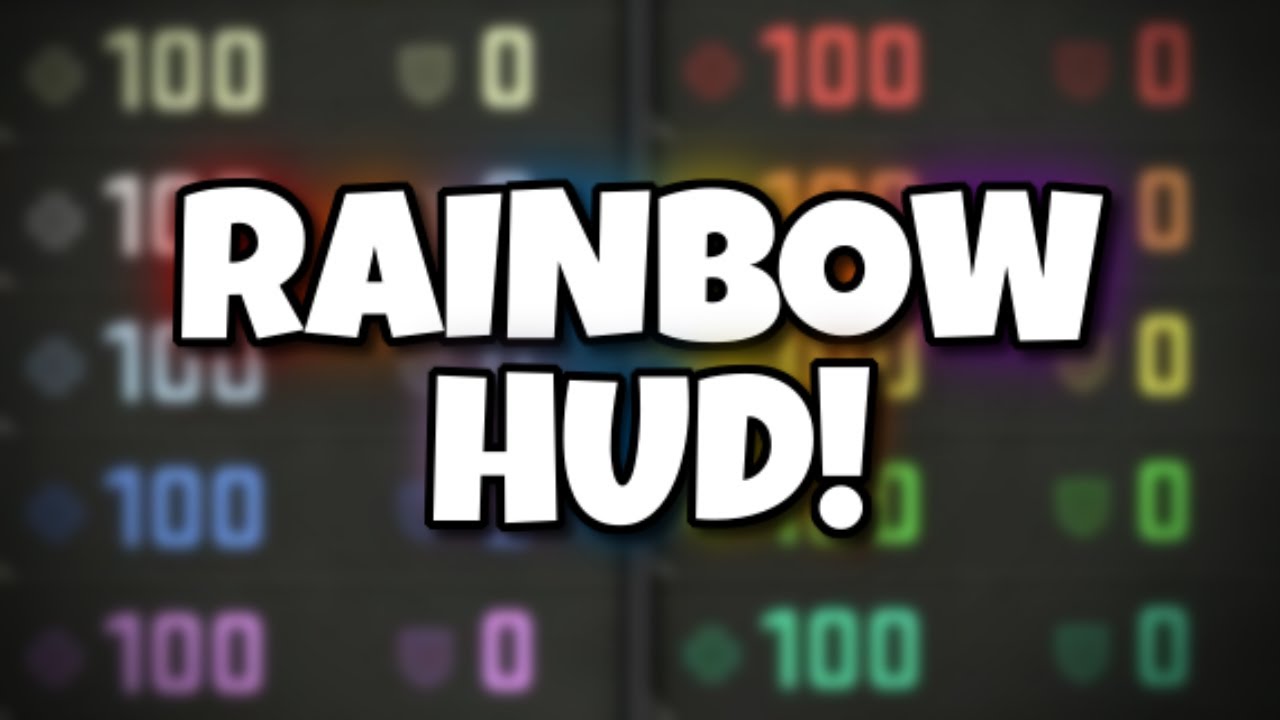 How To Get *RAINBOW / COLOR CHANGING* HUD In CS:GO! *2023*