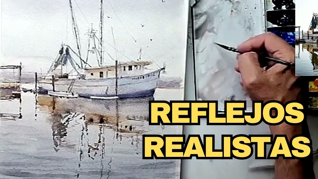 APRENDE A PINTAR REFLEJOS EN ACUARELA