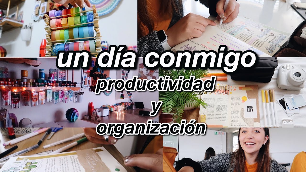 UN DÍA PRODUCTIVO EN MI VIDA - apuntes, organización, bullet journal 🌟
