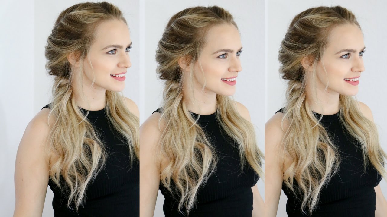 Easy Twisted Pigtails Hair Style Inspired by Margot Robbie