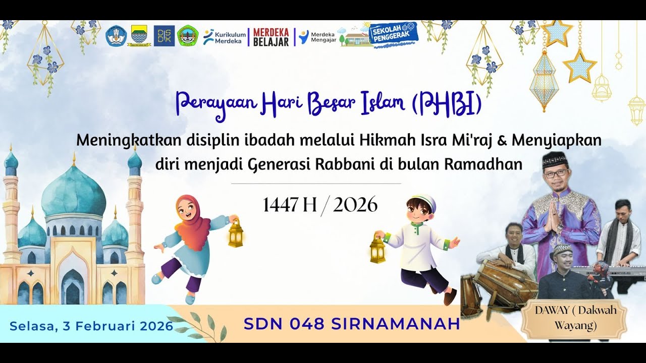 PERAYAAN HARI BESAR ISLAM (PHBI) TAHUN 2026 M | Isra Mi'raj 1447 H