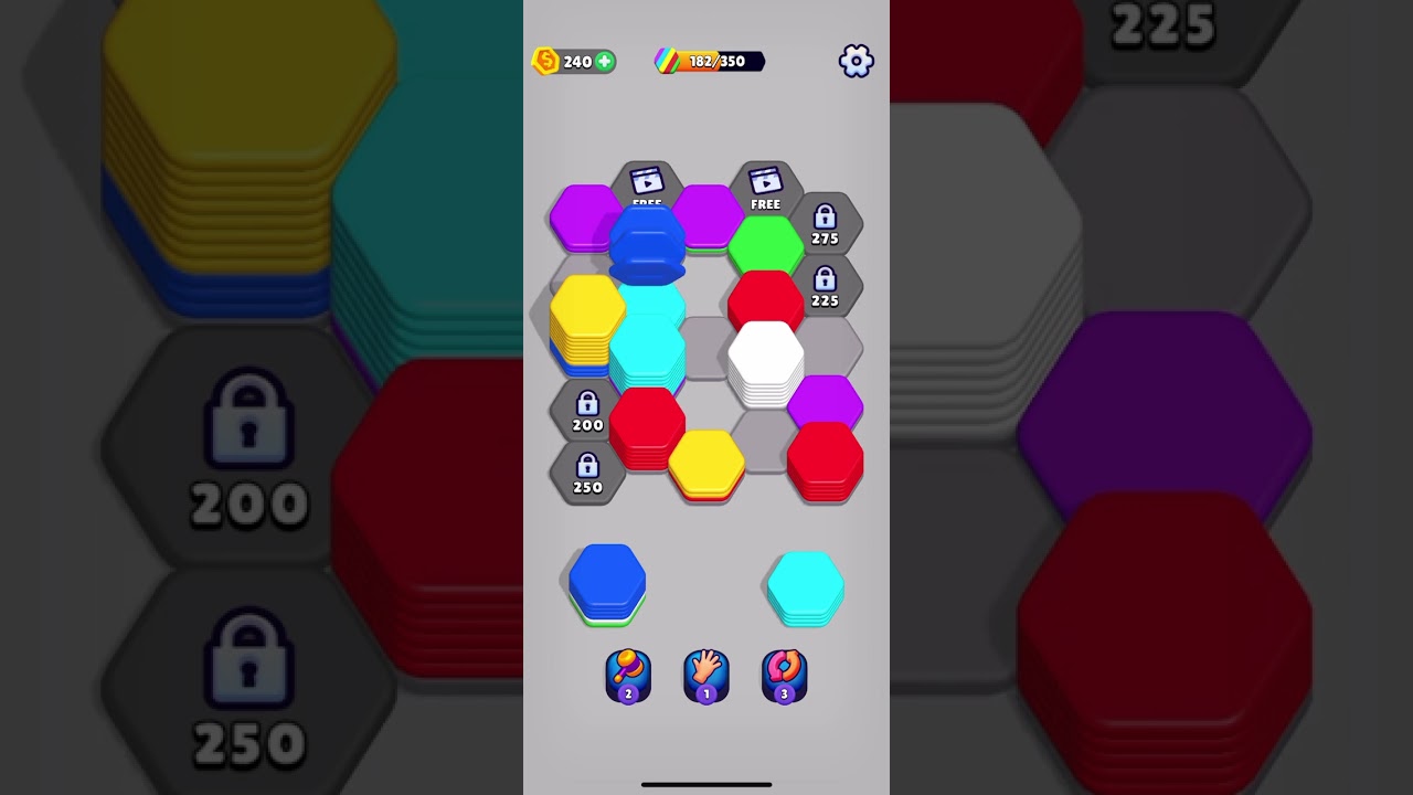 Play game video for eating time