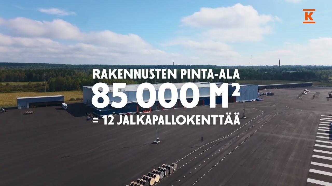 Näin Onnisen ja K-Auton uusi logistiikkakeskus Onnela rakentui Hyvinkäälle 🧡