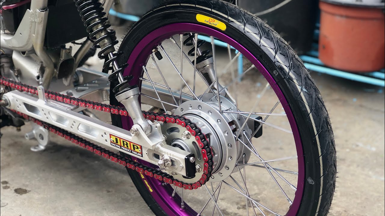 Super Drag Rim • Yasaki Lightened Hub • IRC Eat My Dust - Wave S 125 Streetbike Project EP: 7