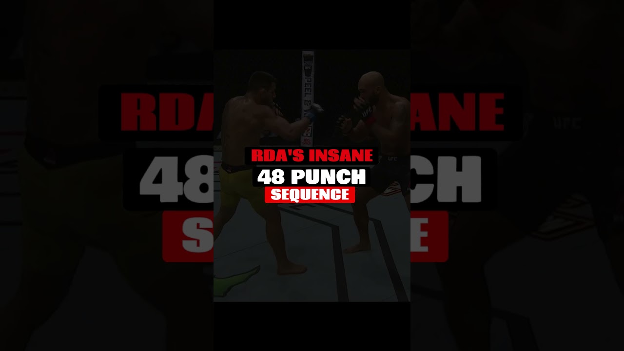 RDA'S INSANE 48 PUNCH SEQUENCE #shorts #ufc #rafaeldossantos