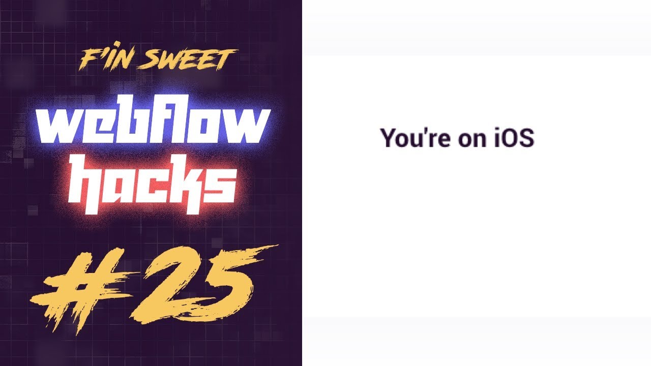#25 - Detect the user's mobile OS and run a function